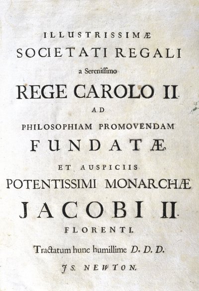 Page de dédicace des 