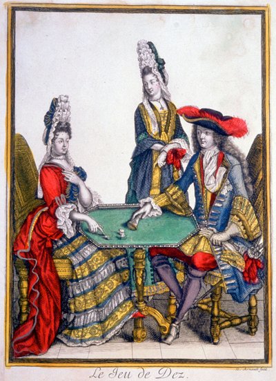Jeu de dés - Unbekannter Künstler