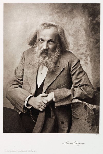 Dmitri Ivanovitch Mendeleïev, chimiste russe, vers 1905 - Unbekannt