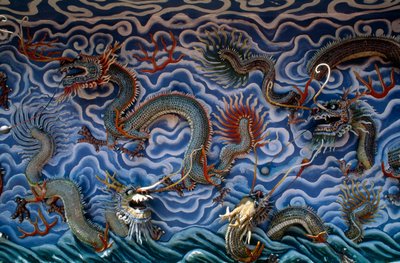 Dragons, Haw Par Villa, parc à thème basé sur la mythologie et les légendes chinoises, Singapour - Benjamin Baud