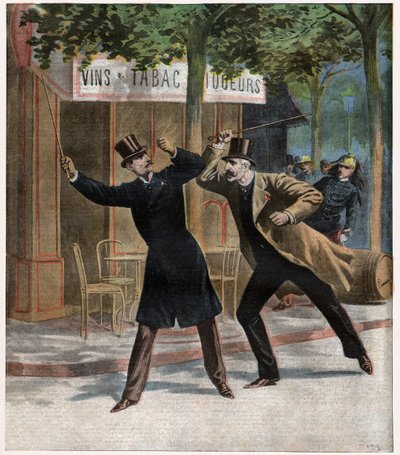 Affaire Dreyfus. Combat entre le commandant Eszterhazy et Mme Picquart - Leopold Blonder