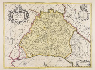 Ducatus Gelriae pars quarta quae est Arnhemiensis siue Velavia - Unbekannter Künstler