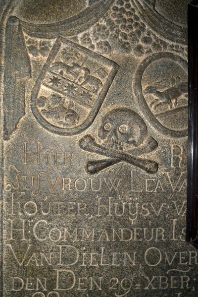 Pierre tombale néerlandaise dans l