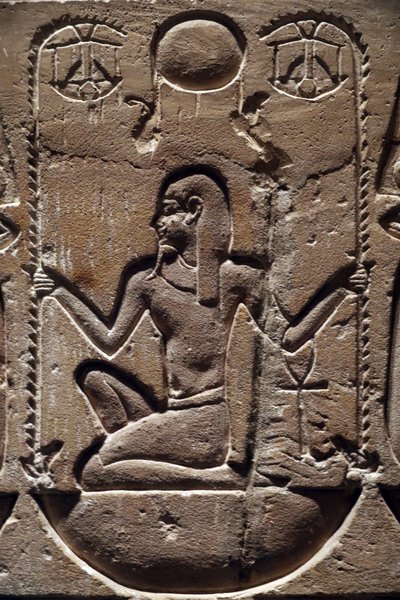 Égypte, Medamud, porte du temple de Montou (détail) 221-205 av. J.-C. - Unbekannter Künstler