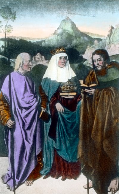 Élisabeth avec trois couronnes - Unbekannter Künstler