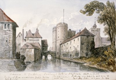 Entrée à Canterbury - Unbekannter Künstler