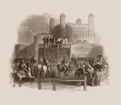 Exécution de John Dudley en 1553 - Unbekannter Künstler