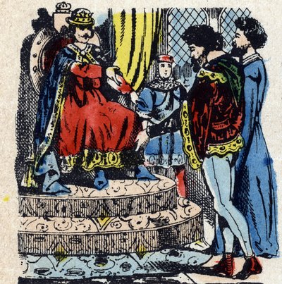 Expulsion des juifs et des banquiers italiens sous Charles IV - Unbekannter Künstler