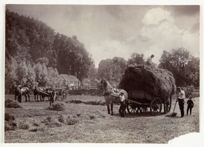 Scènes agricoles, récolte et stockage, avant 1900 Fenaison, vers 1890 - Unbekannt