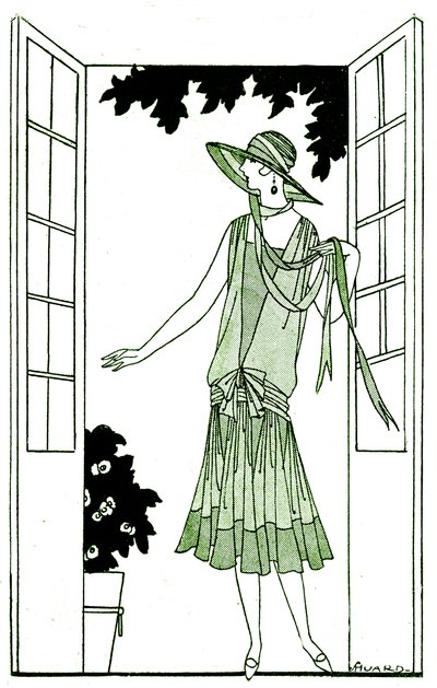 Mode : robe en mai 1925 - Unbekannter Künstler