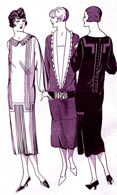 Mode : robes en mai 1925 - Unbekannter Künstler
