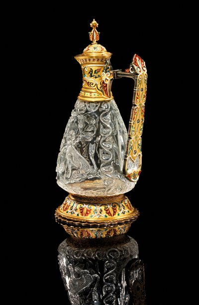 Aiguière fatimide, Égypte, 975-1025, montée par Jean-Valentin Morel, Sèvres, 1854 - Unbekannt