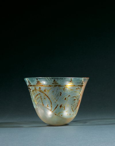 Fragment de coupe peinte en lustre fatimide, 10e - 11e siècle - Unbekannt
