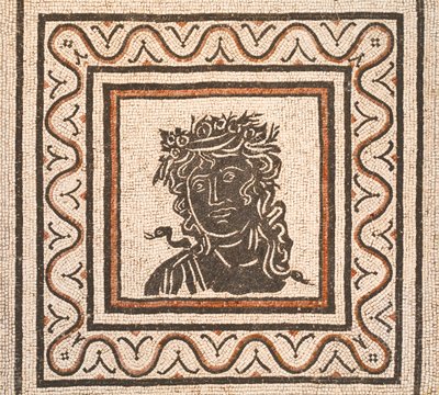 Mosaïque de sol avec l