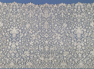 Volant de dentelle guipure, français, vers 1700 - Unbekannt