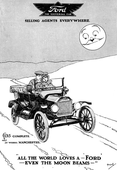 Publicité Ford - Unbekannter Künstler