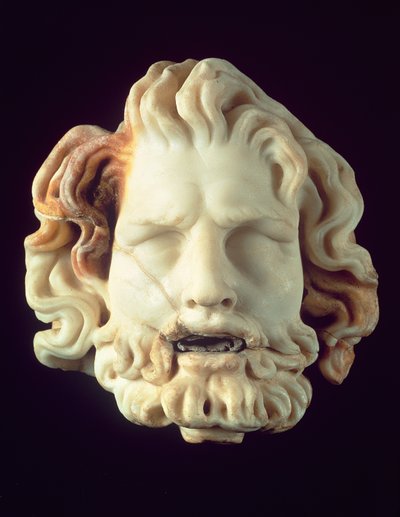 Tête de fontaine en forme de tête d