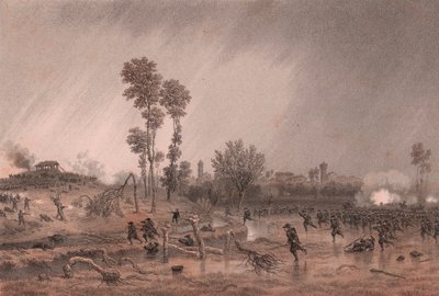 Quatrième division piémontaise du général Cialdini lors de l