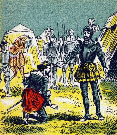 François Ier armé chevalier par Bayard le 15 septembre - Unbekannt