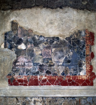 Fresque, Villa Arianna, Stabies, Campanie, Italie, civilisation romaine, IIe siècle av. J.-C., (détail) - Benjamin Baud