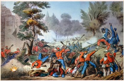 GARIBALDINI AU COMBAT DE SESSA 1860 - Unbekannter Künstler