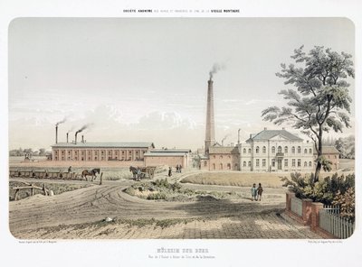 Scènes industrielles générales (Usine de zinc à Mulheim an der Ruhr, Allemagne) - Unbekannt