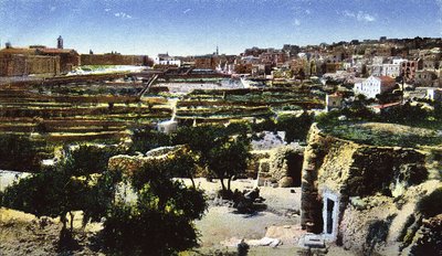 Vue générale de Bethléem - Unbekannter Künstler