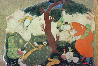 Peinture de genre, dans la Grande Salle, vers 16ème siècle - Unbekannt
