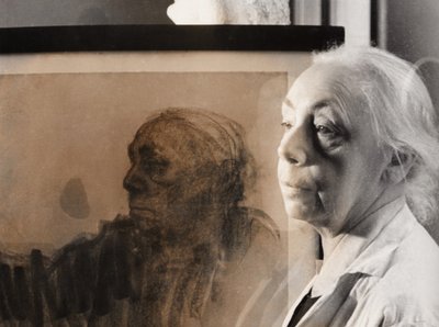 Peintre allemand, artiste graphique et sculpteur Kaethe Kollwitz, Allemagne vers 1940 - Unbekannter Künstler