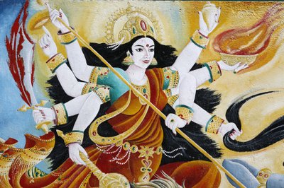 Déesse Durga vainquant le mal - Unbekannt