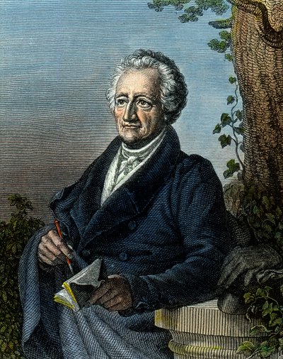 Goethe, âgé de 83 ans - Unbekannter Künstler