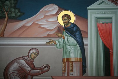 Icône orthodoxe grecque représentant le Christ apparaissant devant Marie-Madeleine, Thessalonique, Grèce - Unbekannt