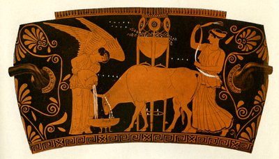 Vase grec à figures rouges - Unbekannter Künstler