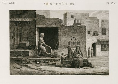 Aiguiseur de couteaux, Égypte, vers 1798 - Unbekannt