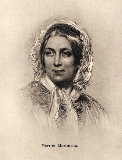 Harriet Martineau - portrait - Unbekannter Künstler