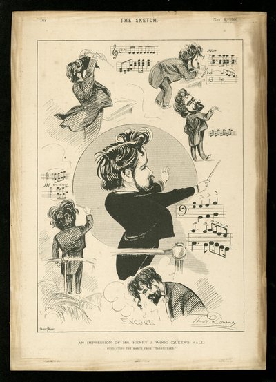 Caricature de Henry Wood - Unbekannt