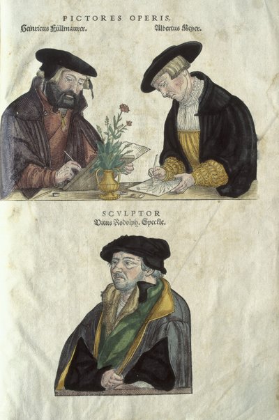 Herbiers Albrecht Mayer, Veil Rudolph Speckle et Heinrich Fullmaurer - Unbekannt