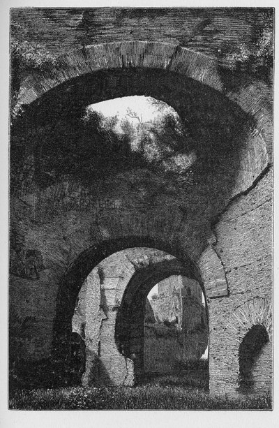 Histoire de la Rome antique. Les thermes de Caracalla à Rome, en Italie, étaient les deuxièmes plus grands bains publics romains, ou thermes, construits à Rome entre 212 et 216 après J.-C., sous le règne de l