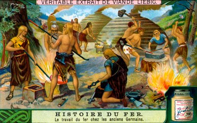 Histoire du fer : ferronnerie par les anciens Allemands - Unbekannter Künstler