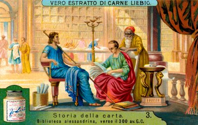 Histoire du papier : Bibliothèque d