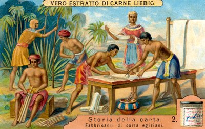 Histoire du papier : Papyrus dans l