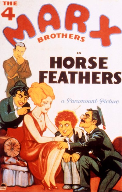 Affiche du film Horse Feathers avec les Marx Brothers par Norman Z. McLeod 1932 - Unbekannt