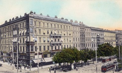 Hôtel Bristol Kärntnerring à Vienne, fin du 19e/début du 20e siècle (carte postale) - Unbekannter Künstler