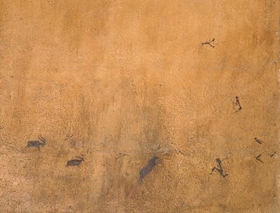 Scène de chasse, des grottes de Valltorta, Néolithique - Unbekannter Künstler