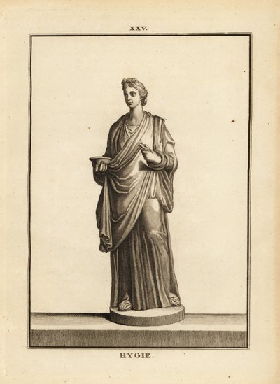 Hygie, déesse grecque et romaine de la santé et de la propreté, fille du dieu de la médecine Asclépios - Unbekannt