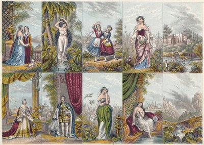 Illustrations datées de 1851 - Unbekannter Künstler