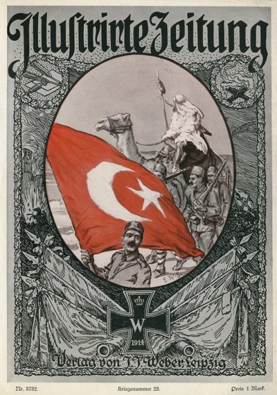 Illustrirte Zeitung : couverture, 7 janvier 1915 - Unbekannter Künstler