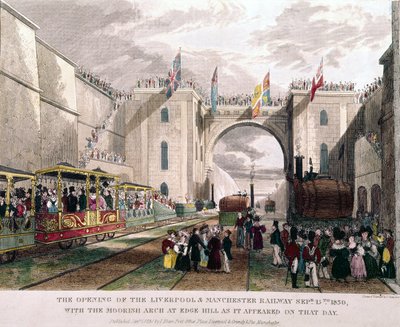Inauguration de la ligne de chemin de fer Liverpool Manchester - Unbekannt