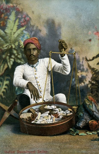 Vendeur de sucreries indien - Unbekannter Künstler