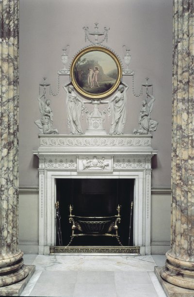 Intérieur du Marble Hall, Kedleston Hall, Derbyshire - Unbekannt